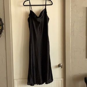 bebe satin slip dress NWOT